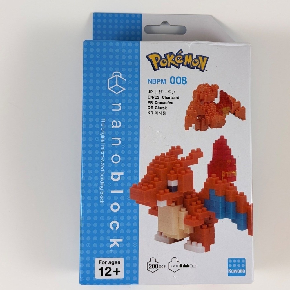Pokemon Kawada Charizard Nanoblock Micro Building Block Set 200pcs NEW NBPM_008